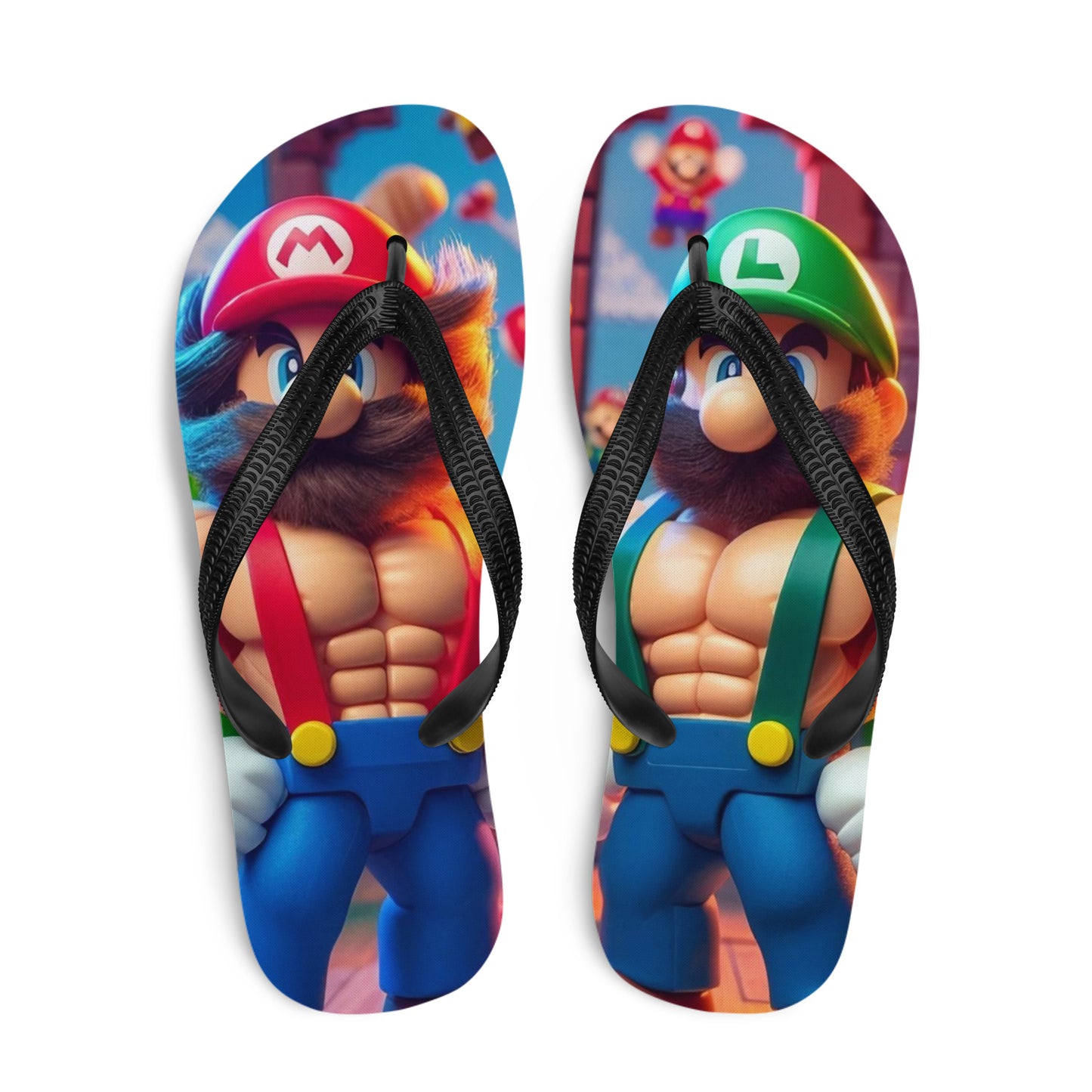 Muscle Toy Flip-Flops